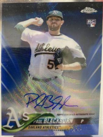Paul Blackburn [Blue Wave Refractor] #RA-PB