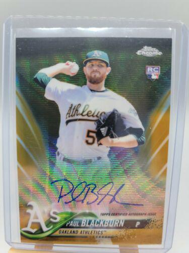 Paul Blackburn [Gold Refractor] #RA-PB
