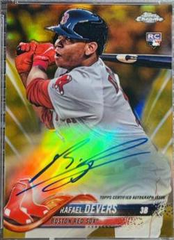 Rafael Devers [Gold Refractor] #RA-RD