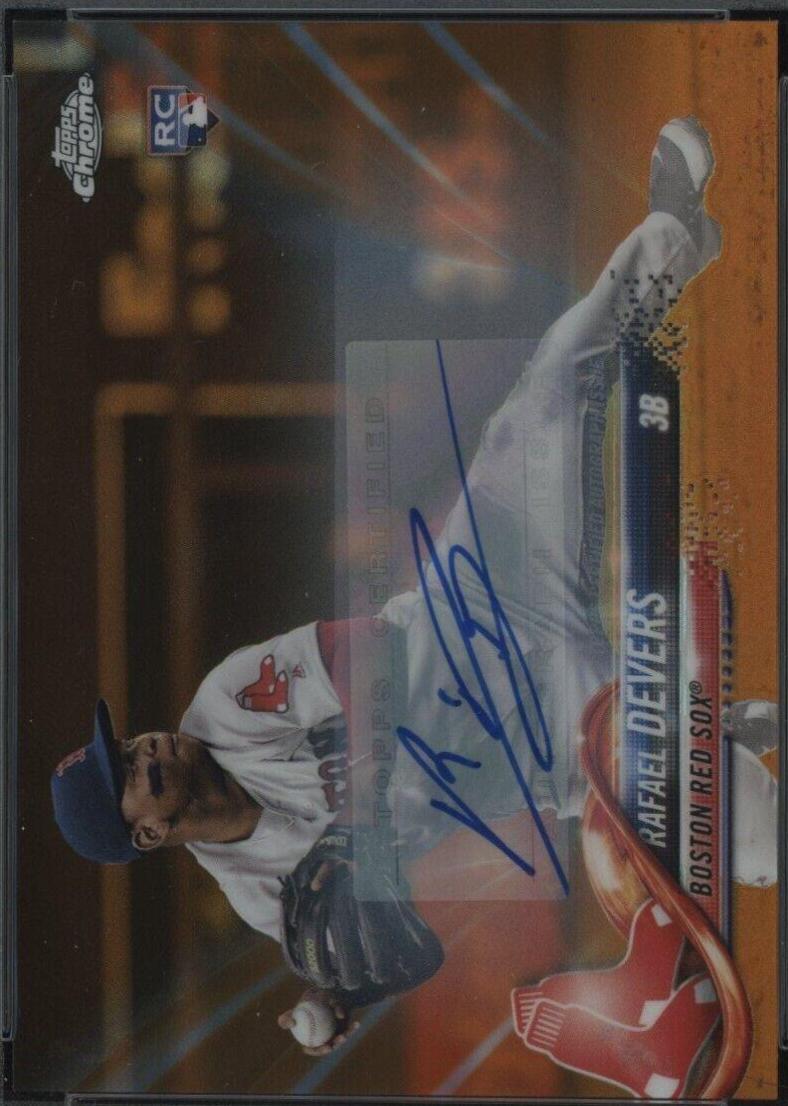 Rafael Devers [Orange Refractor] #RA-RD
