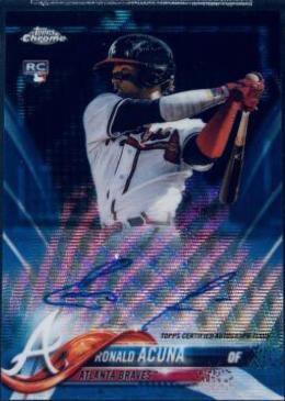 Ronald Acuna [Blue Refractor] #RA-RA