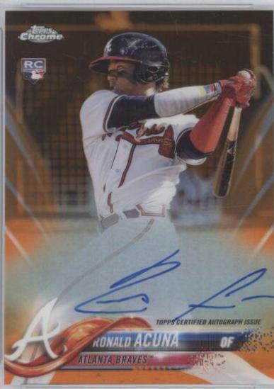 Ronald Acuna [Orange Refractor] #RA-RA