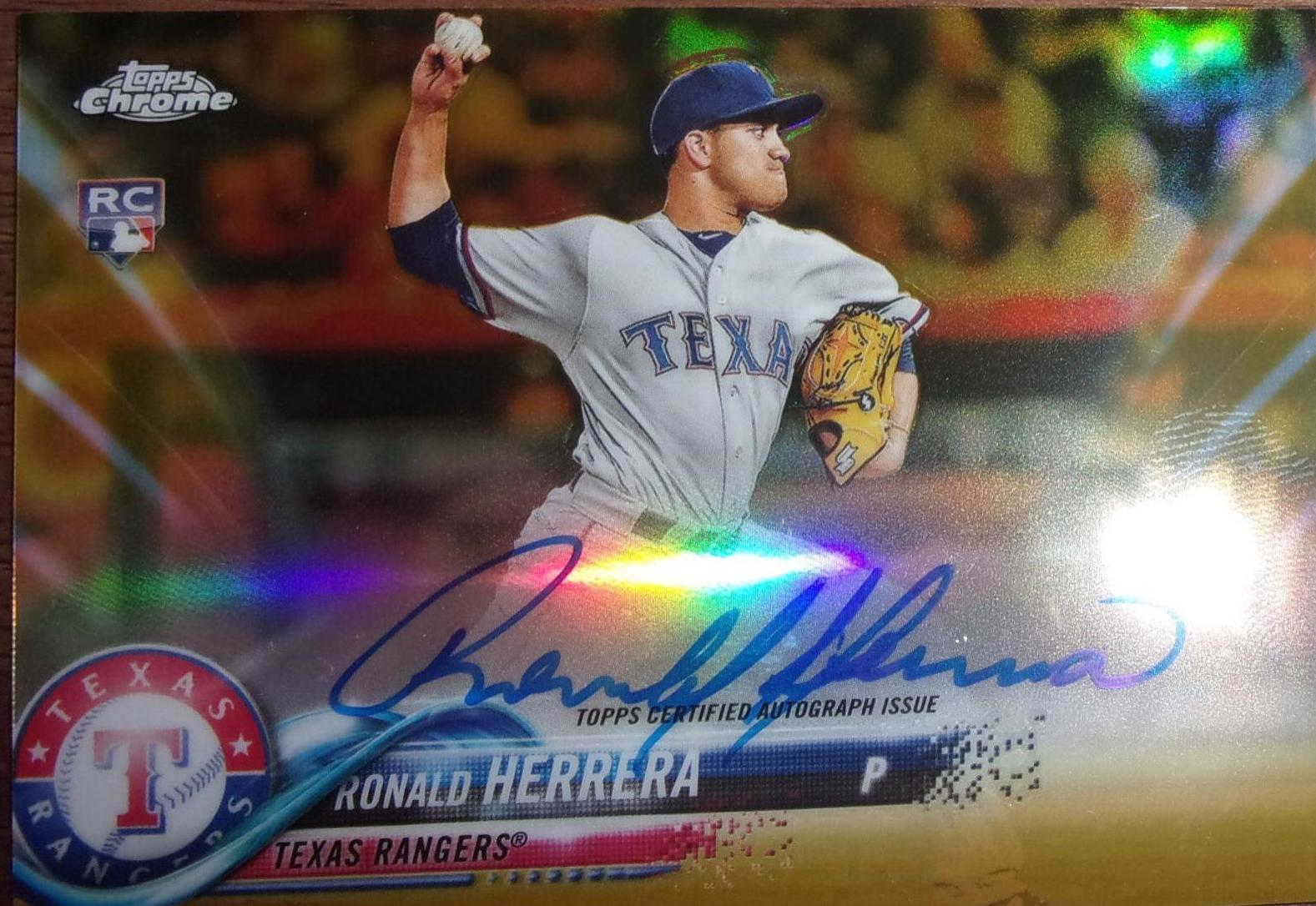 Ronald Herrera [Gold Refractor] #RA-RHE