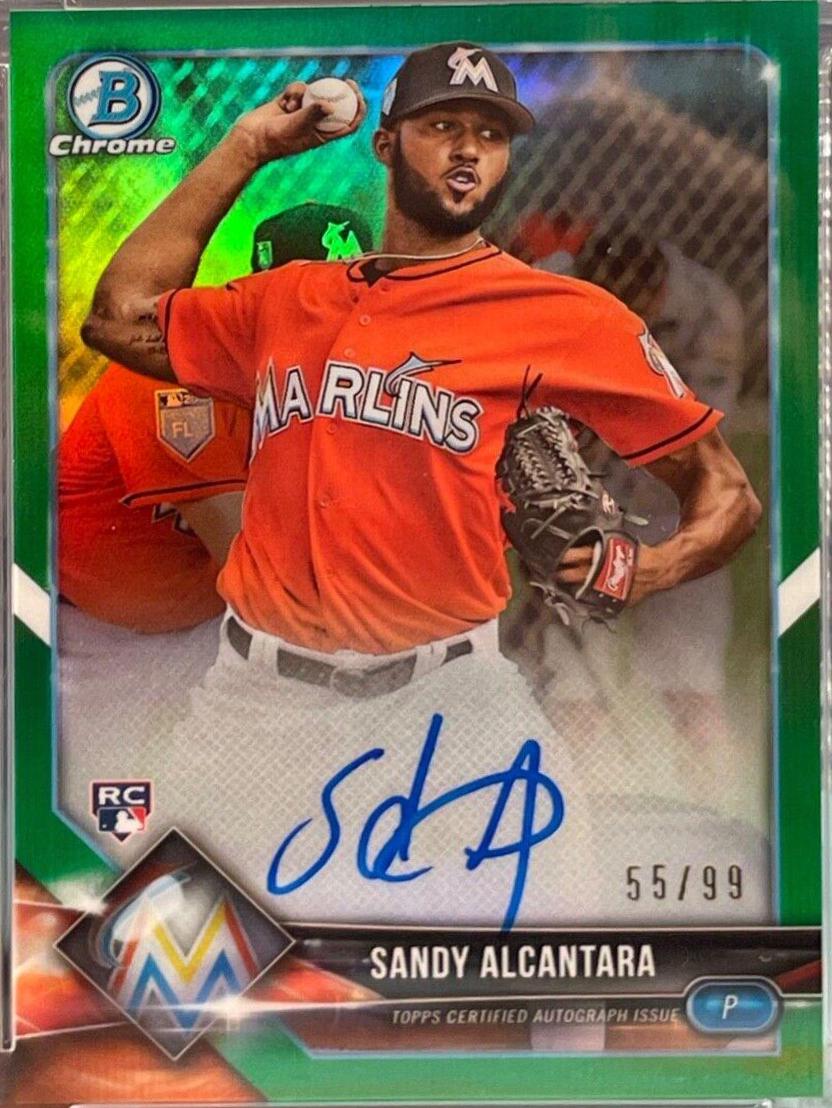 Sandy Alcantara [Green Refractor] #RA-SA