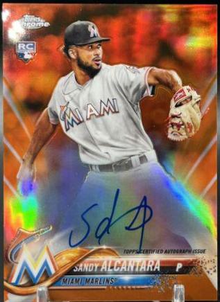 Sandy Alcantara [Orange Refractor] #RA-SA