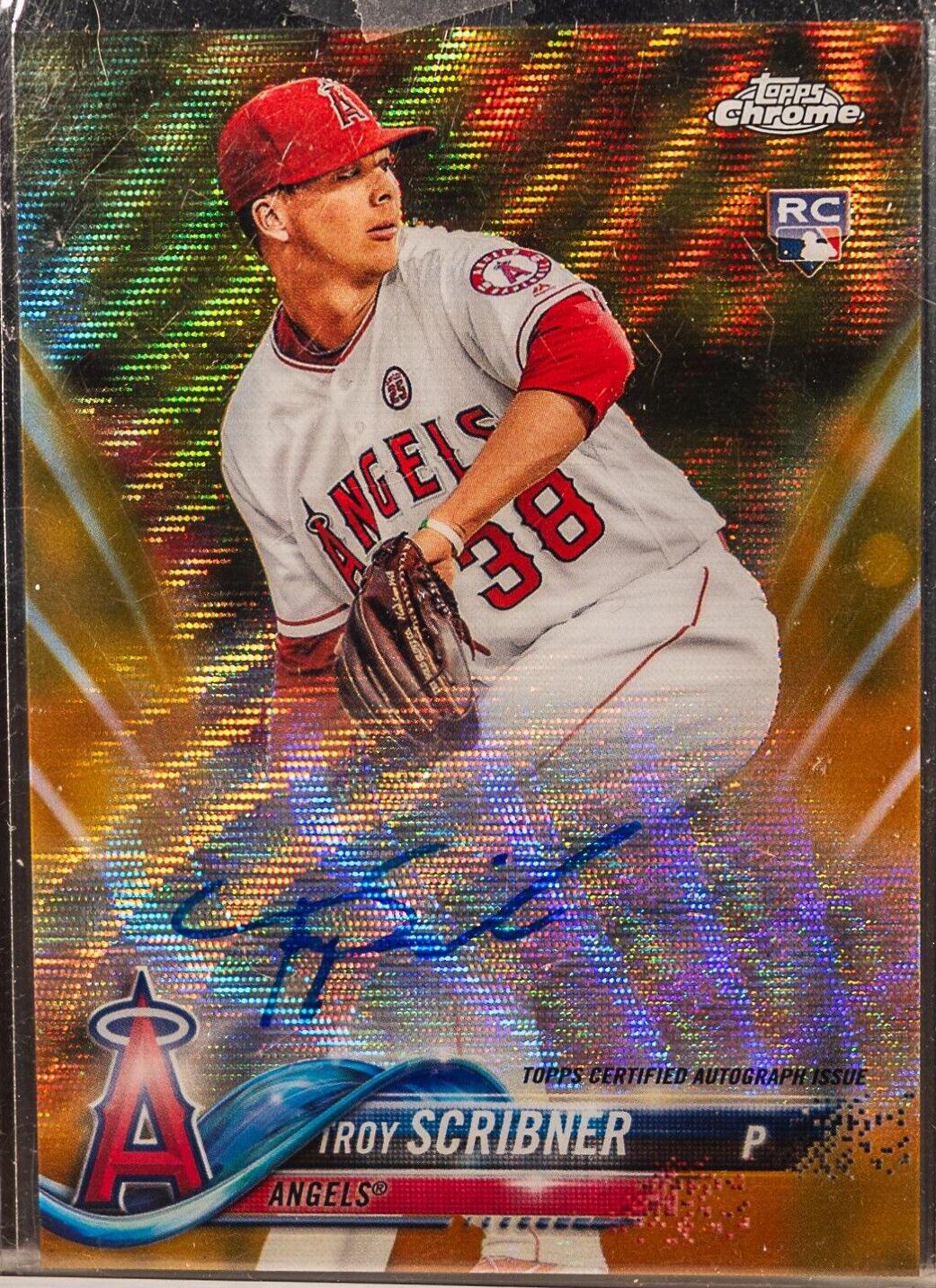 Troy Scribner [Gold Wave Refractor] #RA-TS
