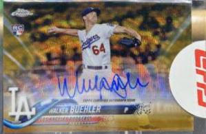 Walker Buehler [Gold Wave Refractor] #RA-WB