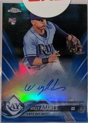 Willy Adames [Blue Refractor] #RA-WA