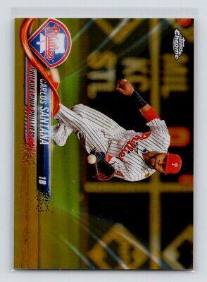 Carlos Santana [Gold Refractor] #HMT43
