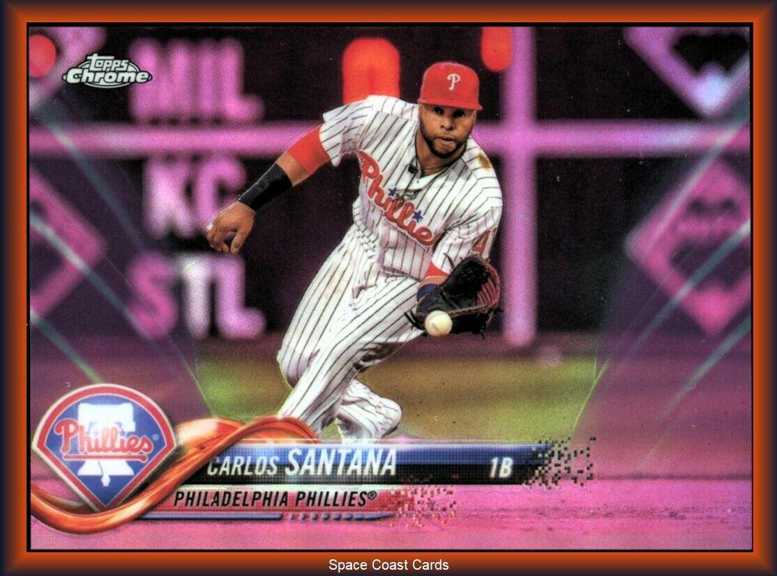 Carlos Santana [Pink Refractor] #HMT43
