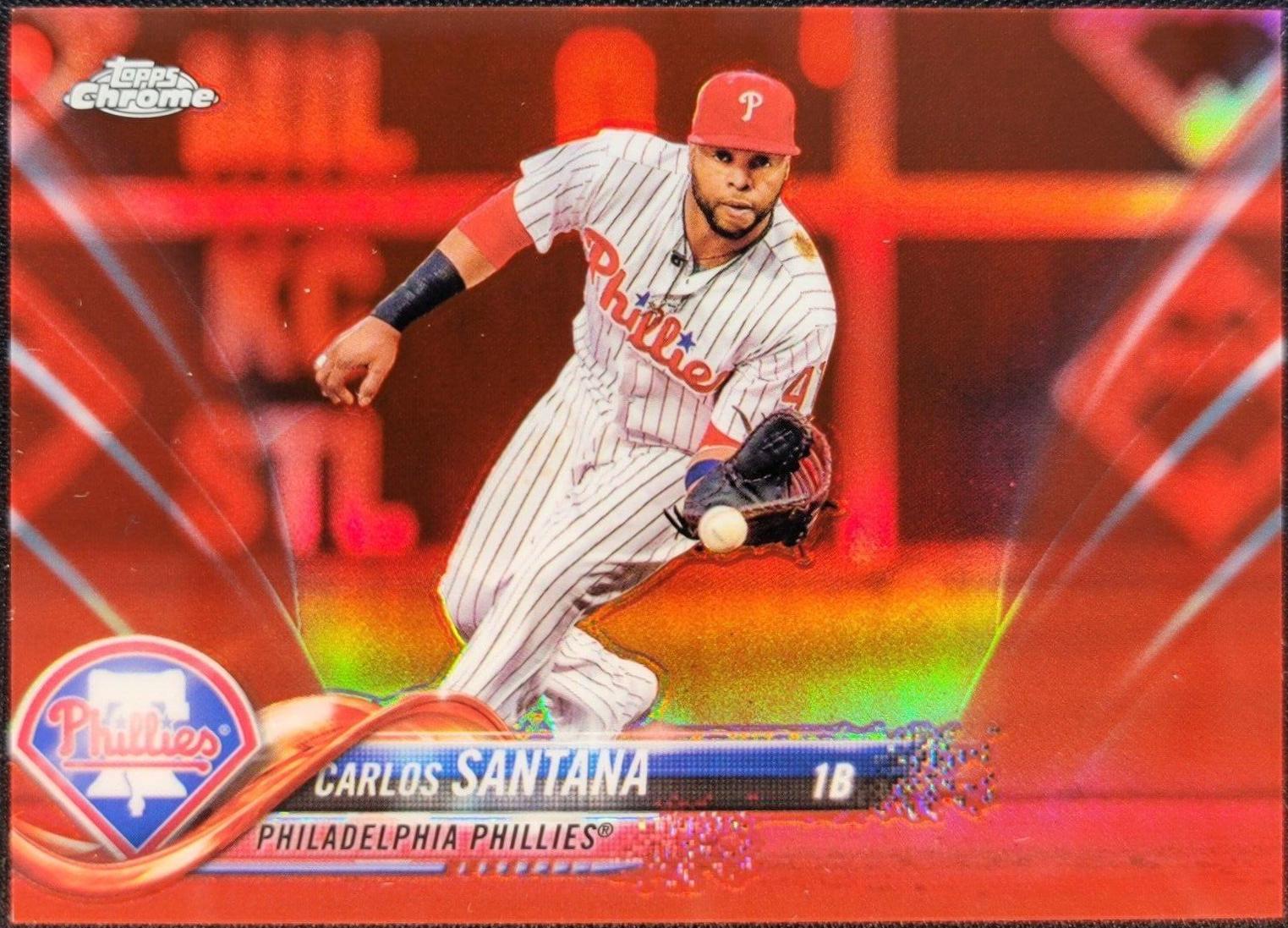 Carlos Santana [Red Refractor] #HMT43