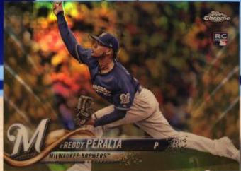 Freddy Peralta [Gold Refractor] #HMT93