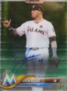 Justin Bour [Autograph Green] #JB