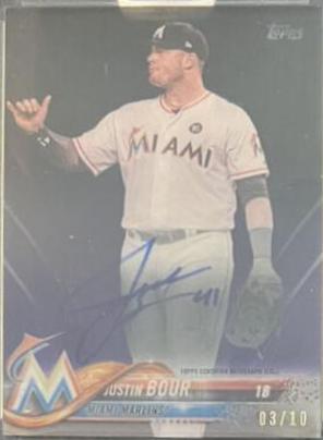 Justin Bour [Autograph Purple] #JB