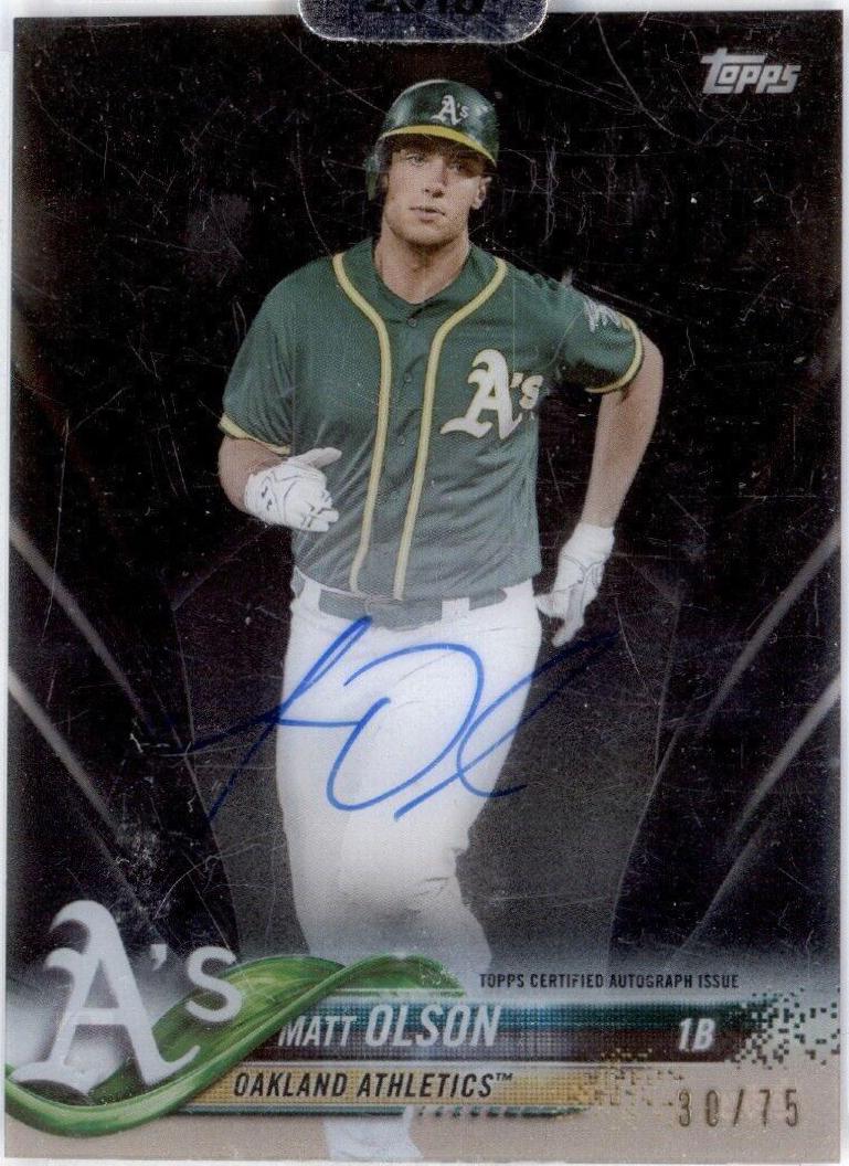 Matt Olson [Autograph Black] #MO