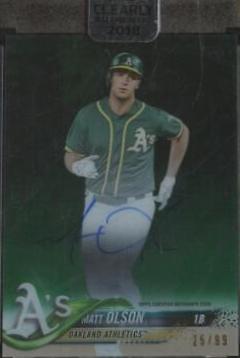 Matt Olson [Autograph Green] #MO