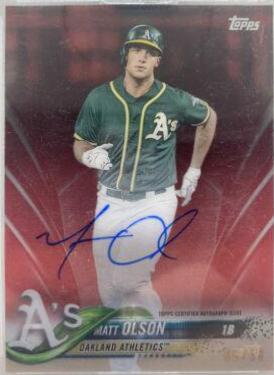 Matt Olson [Autograph Red] #MO