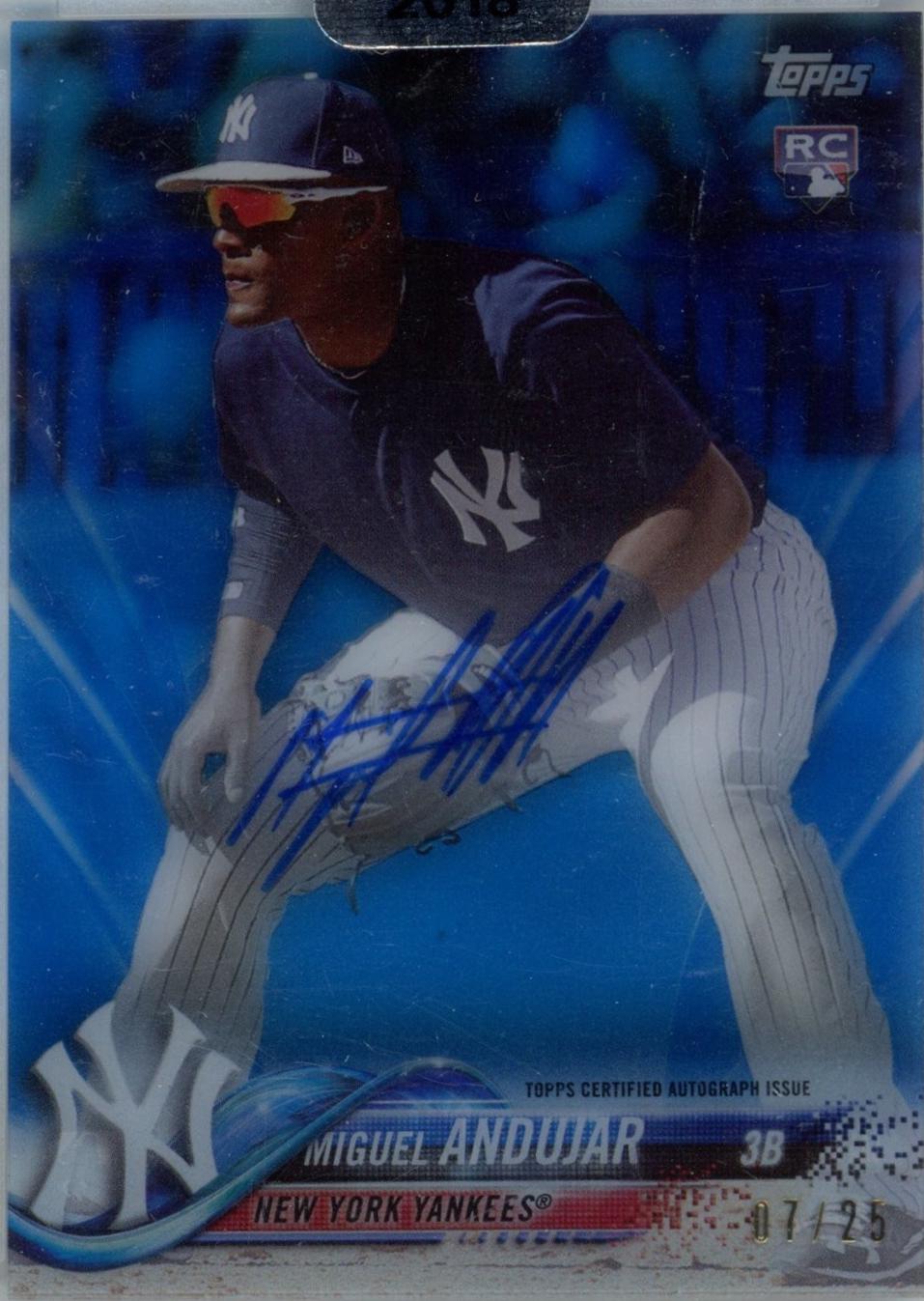 Miguel Andujar [Autograph Blue] #MA