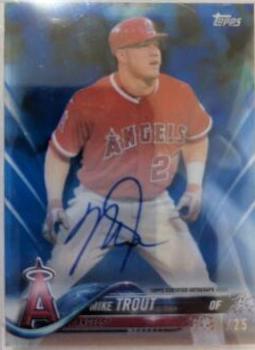 Mike Trout [Autograph Blue] #MT