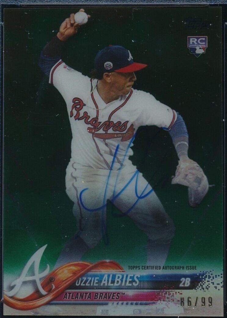 Ozzie Albies [Autograph Green] #OA