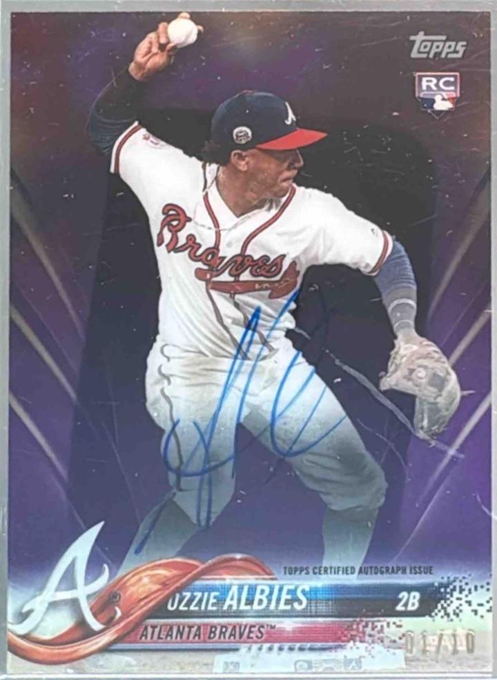 Ozzie Albies [Autograph Purple] #OA