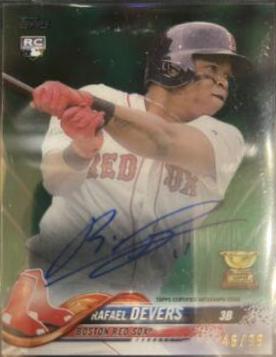 Rafael Devers [Autograph Green] #RD