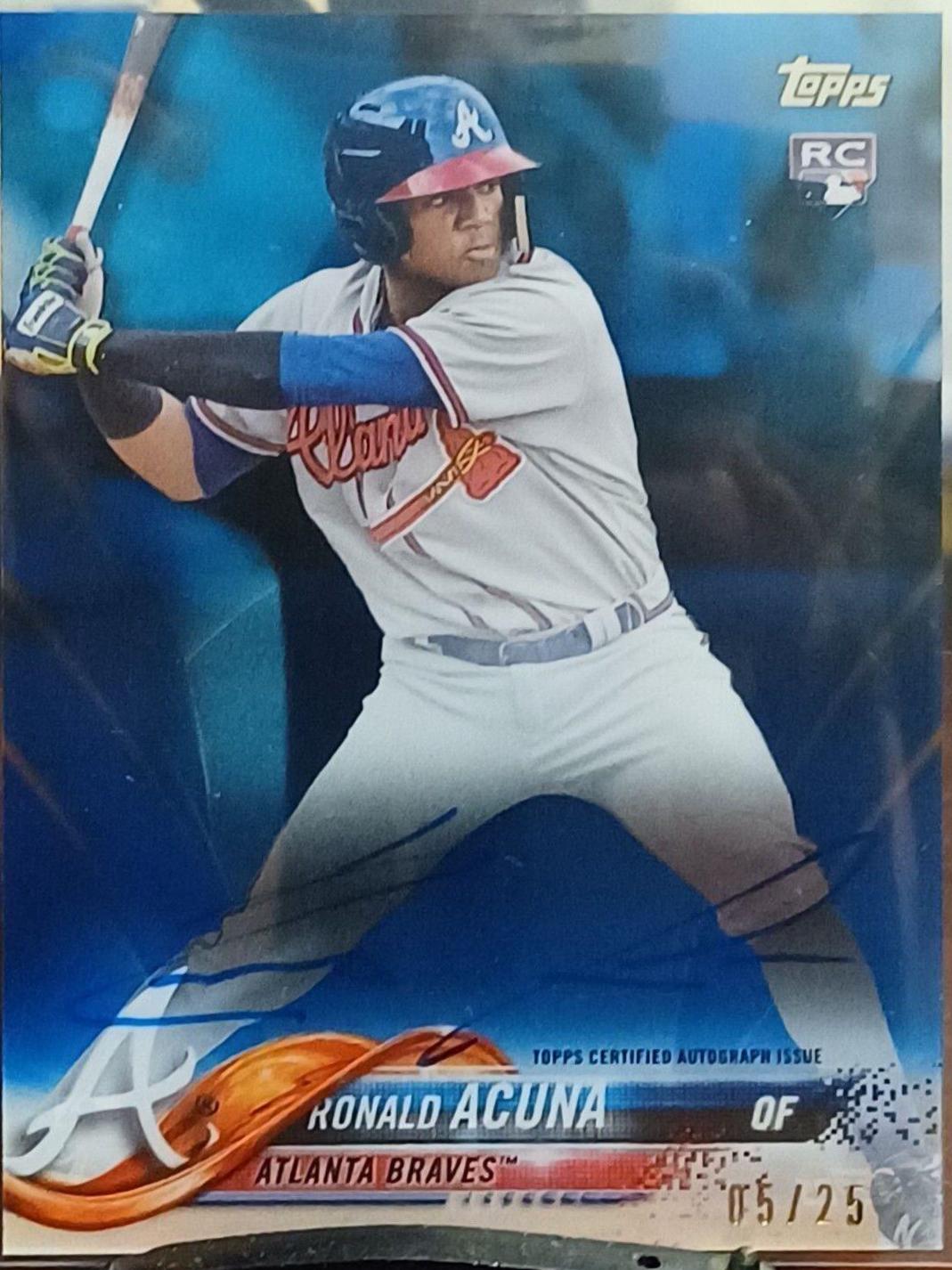 Ronald Acuna [Autograph Blue] #RA