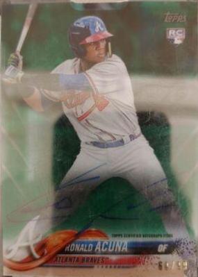 Ronald Acuna [Autograph Green] #RA