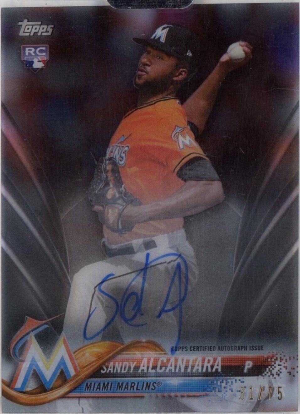 Sandy Alcantara [Autograph Black] #SA