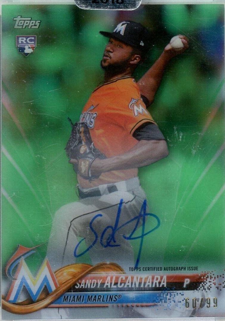 Sandy Alcantara [Autograph Green] #SA