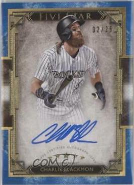 Charlie Blackmon [Blue] #FSA-CB