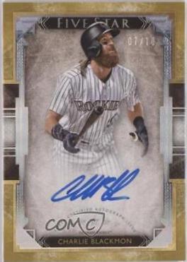 Charlie Blackmon [Gold] #FSA-CB