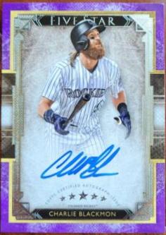 Charlie Blackmon [Purple] #FSA-CB