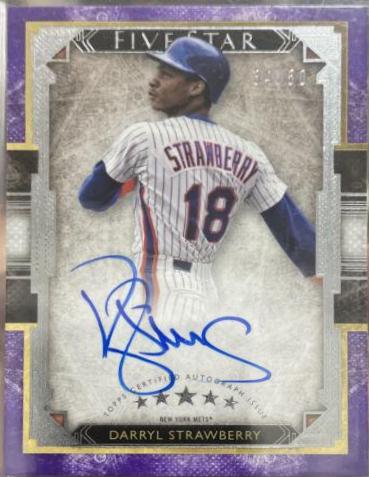 Darryl Strawberry [Purple] #FSA-DT