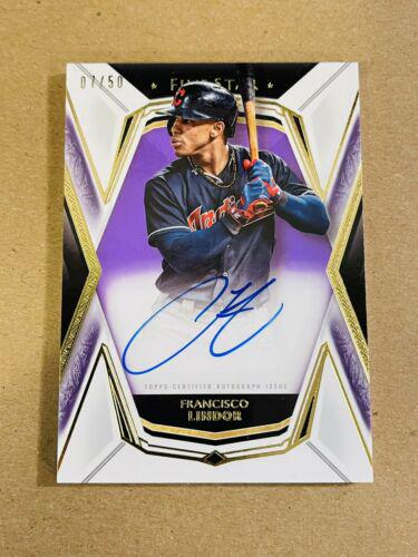 Francisco Lindor [Purple] #FSA-FL