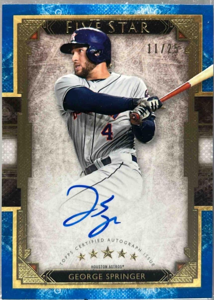 George Springer [Blue] #FSA-GP