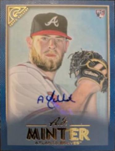 A.J. Minter [Autograph Blue] #6