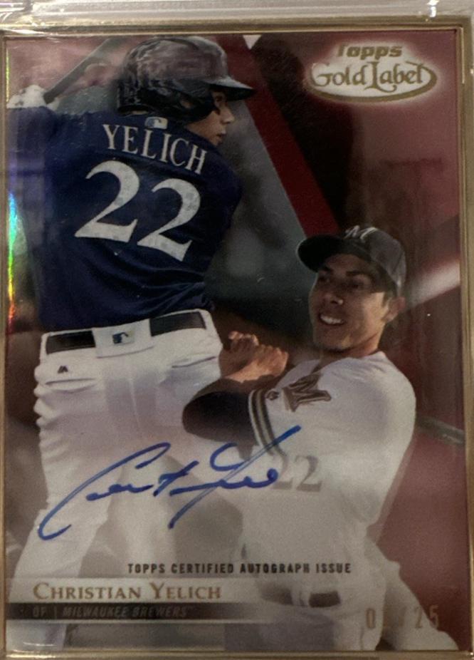 Christian Yelich [Red] #FA-CY