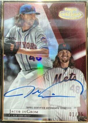 Jacob deGrom [Red] #FA-JE
