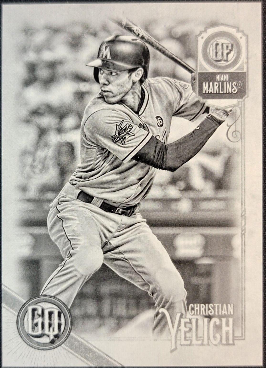 Christian Yelich [Black and White] #68