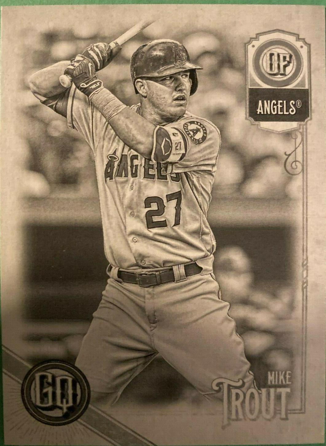 Mike Trout [Black & White] #1
