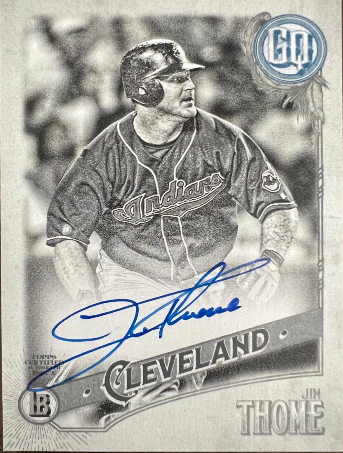 Jim Thome [Black & White] #GQA-JT