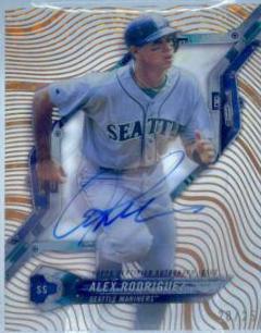 Alex Rodriguez [Autograph Orange Orbit Diffractor] #HT-ARD