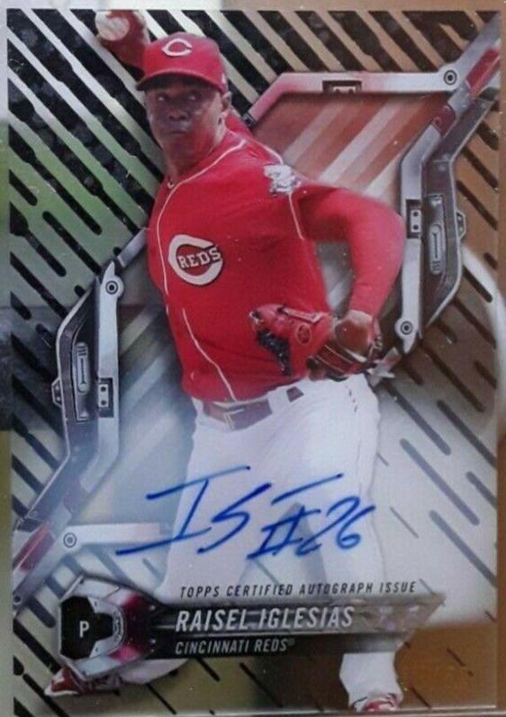 Raisel Iglesias [Autograph Black Orbit Diffractor] #HT-RI