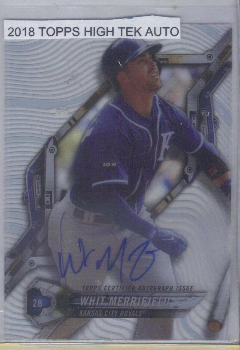 Whit Merrifield [Autograph Black Orbit Diffractor] #HT-WM