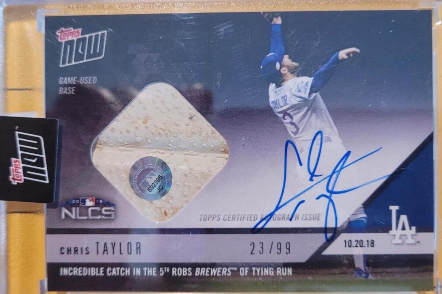 Chris Taylor [Autograph Relic] #922A