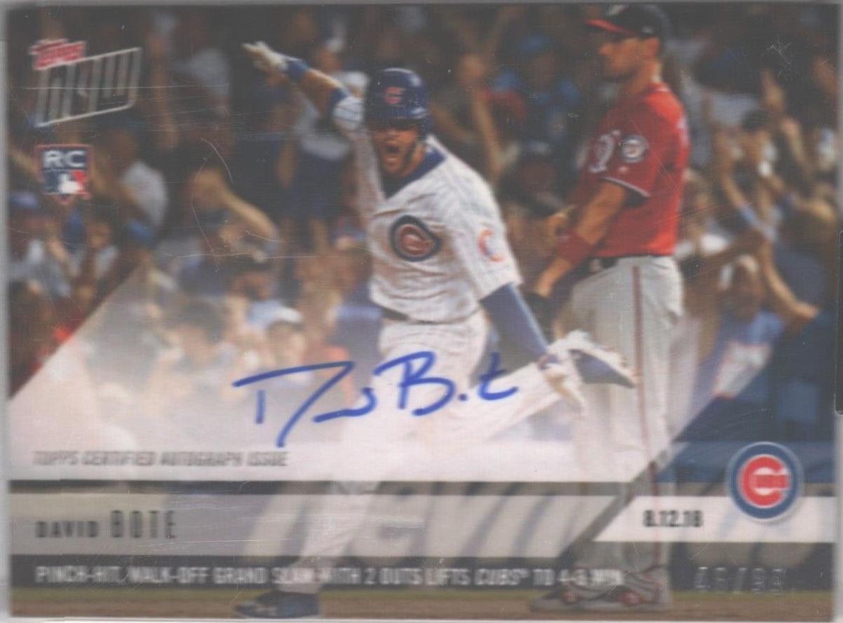 David Bote [Autograph] #591B