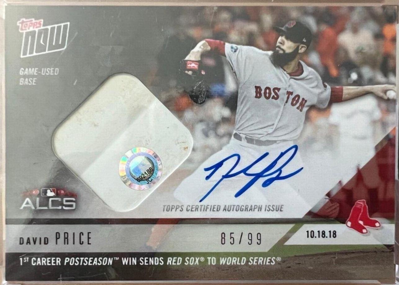 David Price [Autograph Relic] #912A