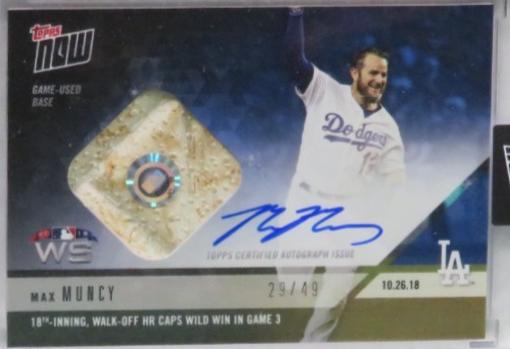 Max Muncy [Autograph Relic Blue] #942B