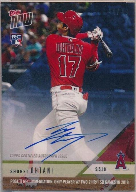 Shohei Ohtani [Autograph Blue] #32B